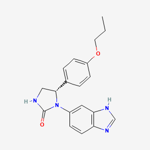 Структурная формула PQ912, CAS 1276021-65-8, формула C19H20N4O2