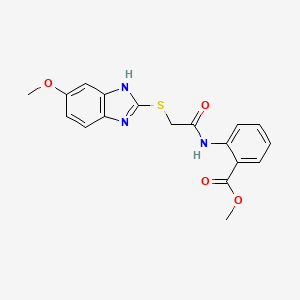 Структурная формула Prmt5-in-c17, CAS 330951-01-4, формула C18H17N3O4S