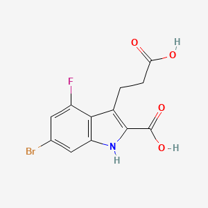Структурная формула Psb-18422, CAS 2244978-64-9, формула C12H9BrFNO4