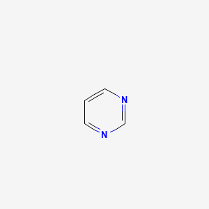 Структурная формула Pyrimidine, CAS 289-95-2, формула C4H4N2