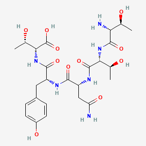 Структурная формула RAP-103, CAS 1337998-99-8, формула C25H38N6O11