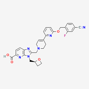 Структурная формула RGT1383, CAS 2428641-93-2, формула C30H27FN6O4