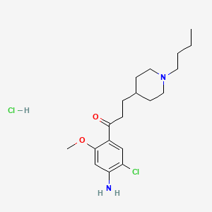 Структурная формула RS 67333 hydrochloride, CAS 168986-60-5, формула C19H29N2O2Cl.HCl