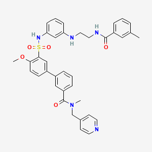 Структурная формула Rtioxa-43, CAS 2832067-72-6, формула C37H37N5O5S