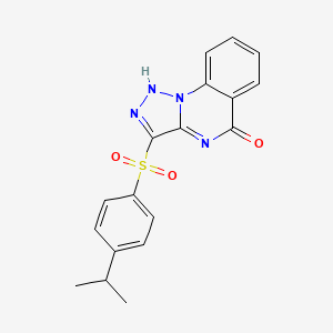 Структурная формула Savirin, CAS 2163006-04-8, формула C18H16N4O3S