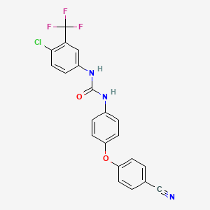 Структурная формула SC-1, CAS 1313019-65-6, формула C21H13ClF3N3O2
