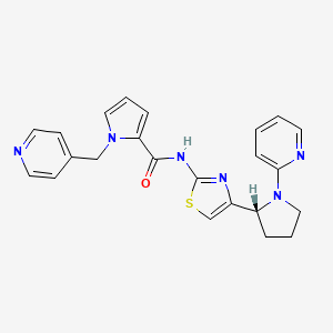Структурная формула Sec61-IN-1, CAS 2484865-42-9, формула C23H22N6Os