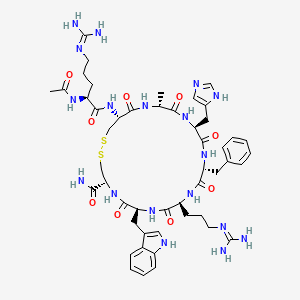 Структурная формула Setmelanotide Tfa Salt, CAS 920014-72-8, формула C49H68N18O9S2