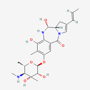 Структурная формула Sibiromycin, CAS 12684-33-2, формула C24H33N3O7