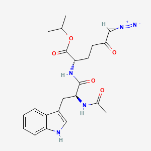 Структурная формула Sirpiglenastat (Synonyms: DRP-104), CAS 2079939-05-0, формула C22H27N5O5