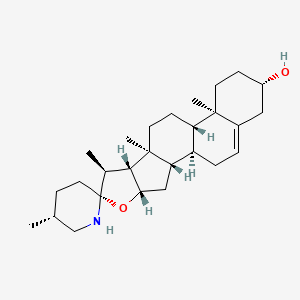 Структурная формула solasodine, CAS 126-17-0, формула C27H43NO2