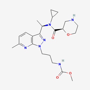 Структурная формула SPH3127, CAS 1399849-02-5, формула C22H32N6O4