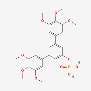 Структурная формула Stafia-1, CAS 2582757-90-0, формула C24H27O10P
