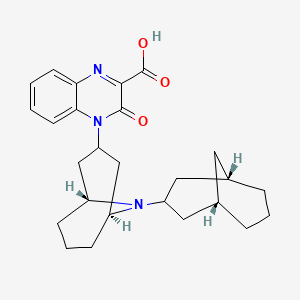 Структурная формула Sunobinop, CAS 1126793-40-5, формула C26H33N3O3