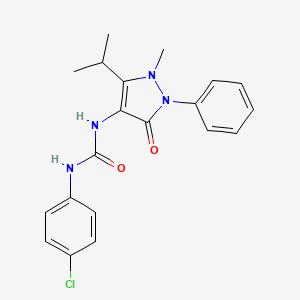 Структурная формула FPR Agonist 43, CAS 903895-98-7, формула C20H21ClN4O2