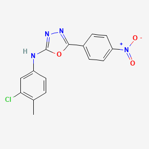 Структурная формула TC-G 24, CAS 1257256-44-2, формула C15H11ClN4O3