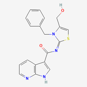 Структурная формула TDI-011536, CAS 2687970-96-1, формула C19H16N4O2S
