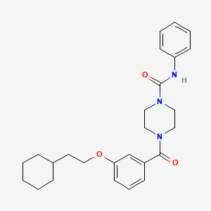 Структурная формула TEAD-IN-8, CAS 1008768-41-9, формула C26H33N3O3