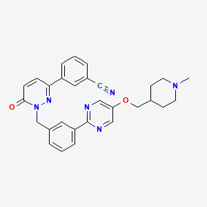 Структурная формула Tepotinib, CAS 1100598-32-0, формула C29H28N6O2