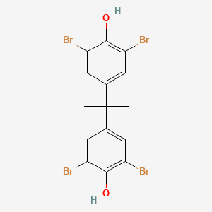 Структурная формула Tetrabromobisphenol A, CAS 79-94-7, формула C15H12Br4O2