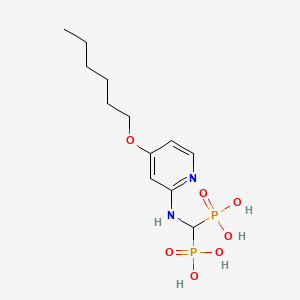 Структурная формула TH-Z93, CAS 2260887-09-8, формула C12H22N2O7P2