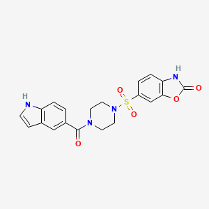 Структурная формула TH1760, CAS 2567914-01-4, формула C20H18N4O5S