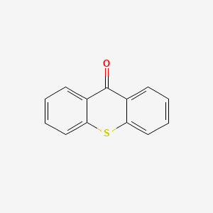 Структурная формула Thioxanthen-9-one, CAS 492-22-8, формула C13H8Os