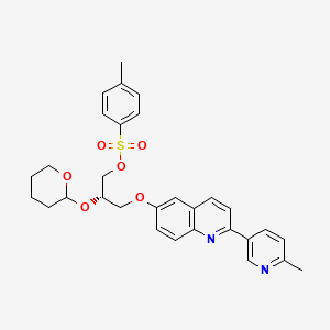 Структурная формула THK-5475(THK 5475), CAS 2410554-19-5, формула C30H32N2O6S