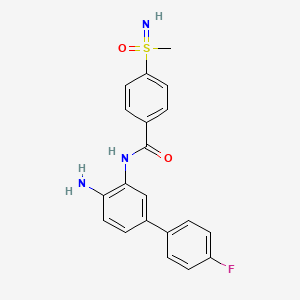 Структурная формула TNG260, CAS 2935964-98-8, формула C20H18FN3O2S