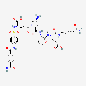 Структурная формула TP0597850, CAS 2642181-22-2, формула C41H57N9O13S