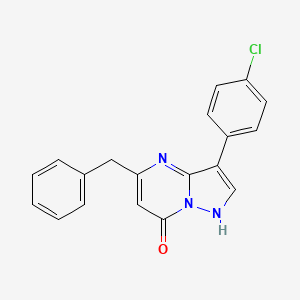 Структурная формула Transketolase-IN-4, CAS 419547-73-2, формула C19H14ClN3O