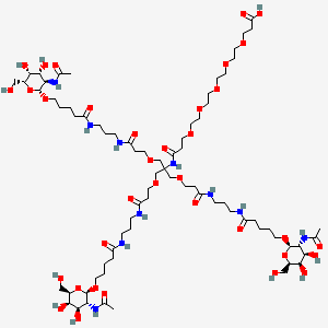Структурная формула Tri-GalNAc-COOH, CAS 1953146-81-0, формула C75H134N10O35