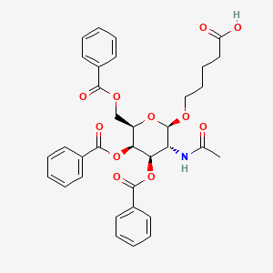 Структурная формула TriGalNAc CBz, CAS 186613-57-0, формула C34H35NO11