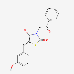 Структурная формула TZ3O, CAS 2218754-19-7, формула C18H13NO4S