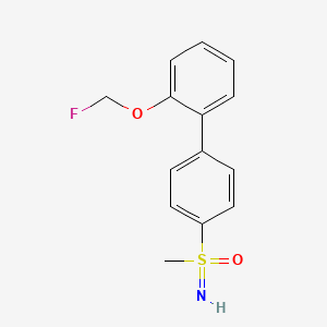 Структурная формула UCM-1306, CAS 2258608-78-3, формула C14H14FNO2S