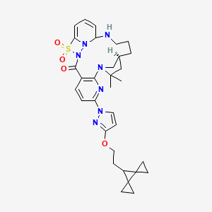 Структурная формула Vanzacaftor, CAS 2374124-49-7, формула C32H39N7O4S