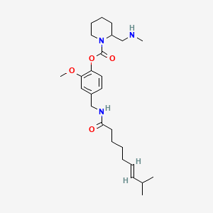 Структурная формула Vocacapsaicin, CAS 1931116-86-7, формула C26H41N3O4