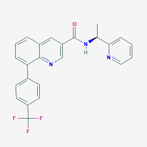 Структурная формула VT-105, CAS 2417718-38-6, формула C24H18F3N3O