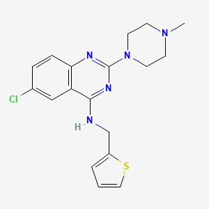 Структурная формула Vuf10497, CAS 1080623-12-6, формула C18H20ClN5S