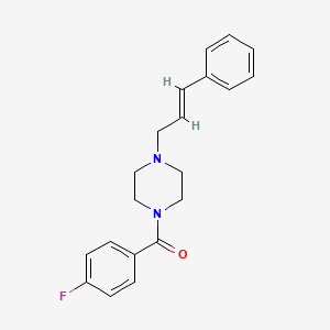 Структурная формула WAY-324572, CAS 219988-92-8, формула C20H21N2OF