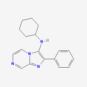 Структурная формула WAY-327512, CAS 252725-86-3, формула C18H20N4