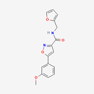 Структурная формула CFTR corrector 9, CAS 909861-78-5, формула C16H14N2O4