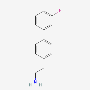 Структурная формула ZH8667, CAS 910387-04-1, формула C14H14FN