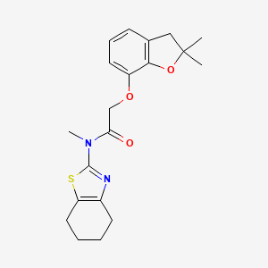 Структурная формула ZHAWOC21026, CAS 2383037-14-5, формула C20H24N2O3S