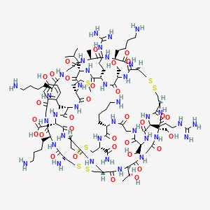 Структурная формула Ziconotide, CAS 107452-89-1, формула C102H172N36O32S7