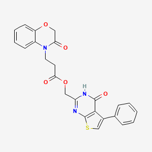 Структурная формула ZINC17988990, CAS 1111501-38-2, формула C24H19N3O5S