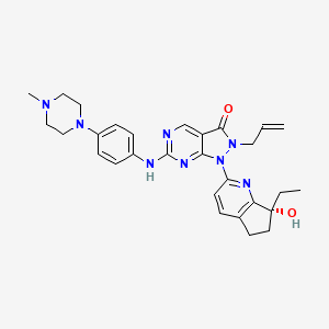 Структурная формула ZN-c3, CAS 2376146-48-2, формула C29H34N8O2