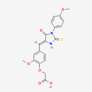 Структурная формула ZW290, CAS 2411852-67-8, формула C20H18N2O6S