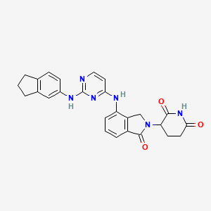 Структурная формула Zxh-1-161, CAS 2407654-51-5, формула C26H24N6O3