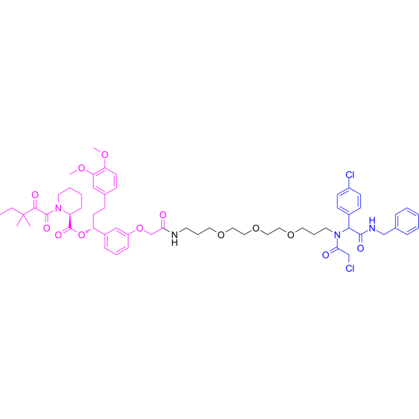 Структурная формула 10-SLF, CAS 2765058-89-5, формула C59H76Cl2N4O13